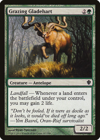 Grazing Gladehart [Commander 2013] | Empire Gaming NC