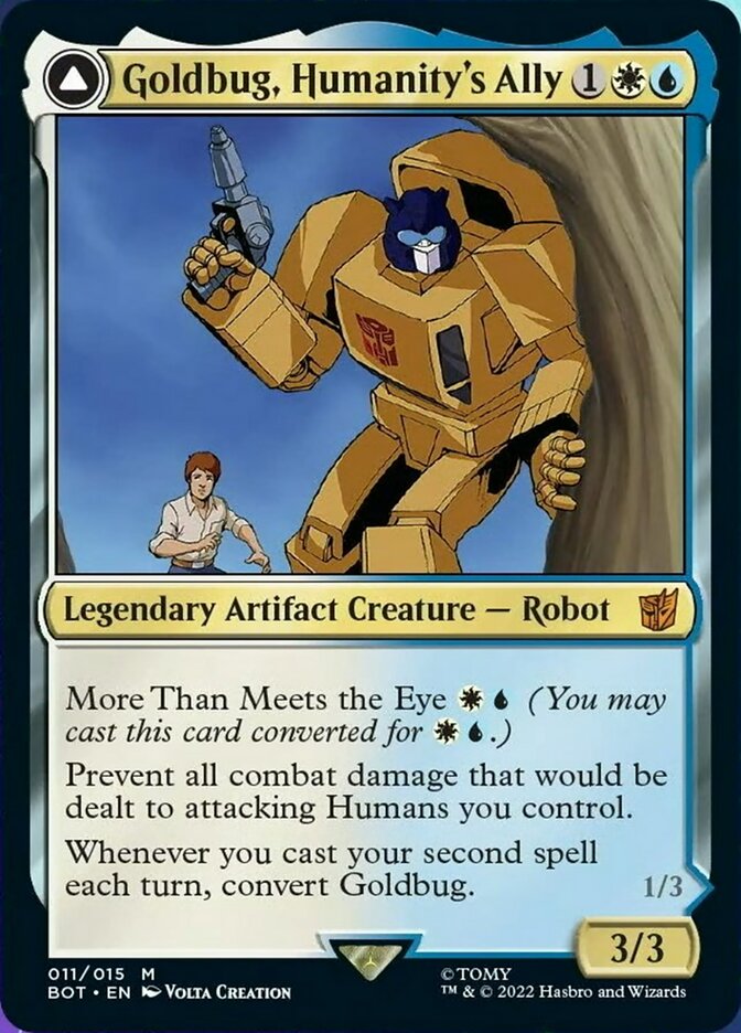 Goldbug, Humanity's Ally // Goldbug, Scrappy Scout [Universes Beyond: Transformers] | Empire Gaming NC