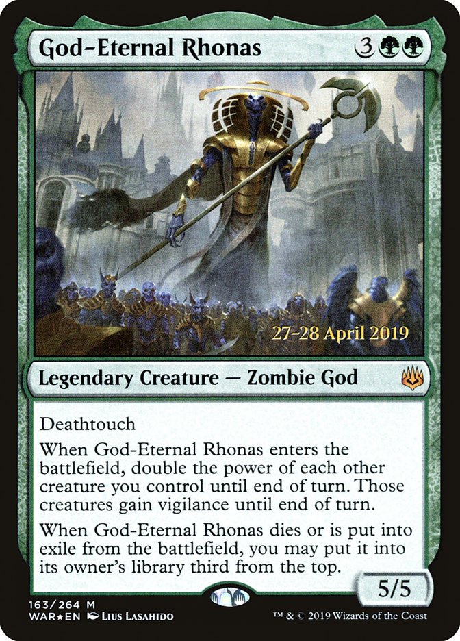 God-Eternal Rhonas  [War of the Spark Prerelease Promos] | Empire Gaming NC