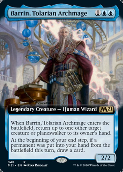 Barrin, Tolarian Archmage (Extended Art) [Core Set 2021] | Empire Gaming NC