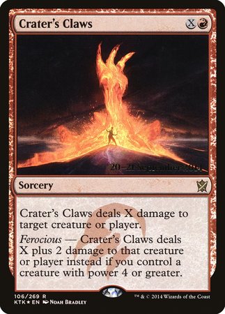 Crater's Claws [Khans of Tarkir Promos] | Empire Gaming NC