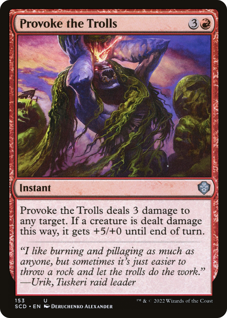 Provoke the Trolls [Starter Commander Decks] | Empire Gaming NC