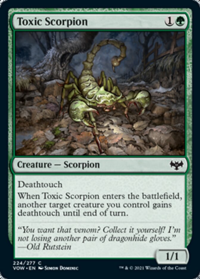 Toxic Scorpion [Innistrad: Crimson Vow] | Empire Gaming NC