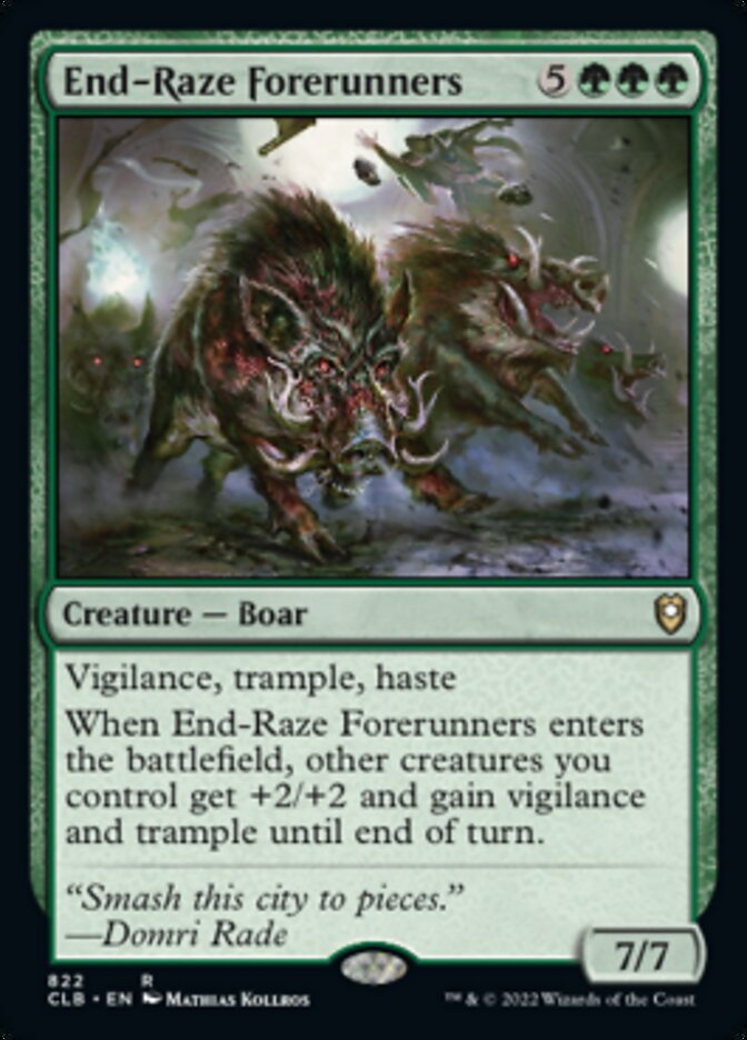 End-Raze Forerunners [Commander Legends: Battle for Baldur's Gate] | Empire Gaming NC