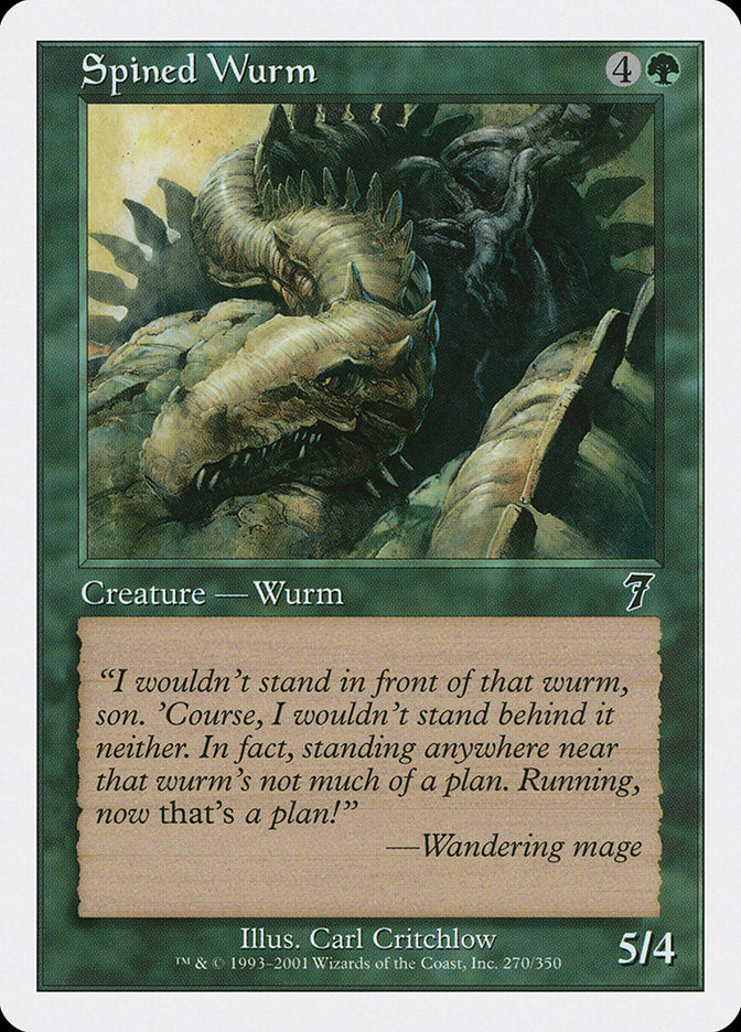 Spined Wurm [Seventh Edition] | Empire Gaming NC