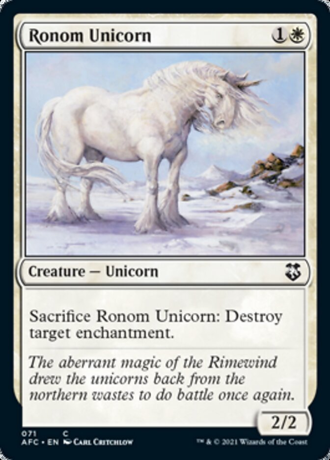 Ronom Unicorn [Dungeons & Dragons: Adventures in the Forgotten Realms Commander] | Empire Gaming NC