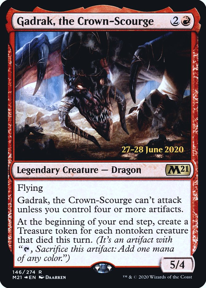 Gadrak, the Crown-Scourge  [Core Set 2021 Prerelease Promos] | Empire Gaming NC