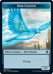 Bird Illusion // Elf Warrior Double-Sided Token [Game Night: Free-for-All Tokens] | Empire Gaming NC