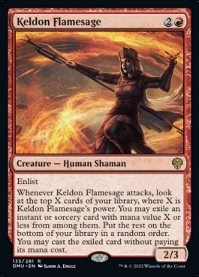 Keldon Flamesage [Dominaria United] | Empire Gaming NC