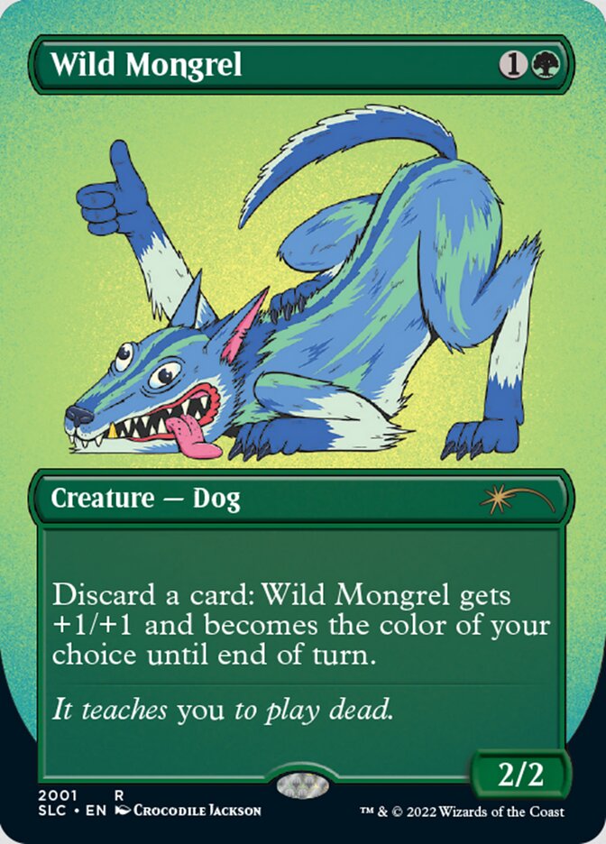 Wild Mongrel (Borderless) [Secret Lair 30th Anniversary Countdown Kit] | Empire Gaming NC