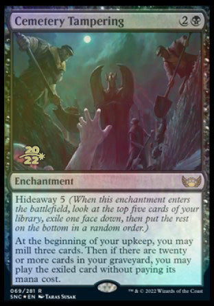 Cemetery Tampering [Streets of New Capenna Prerelease Promos] | Empire Gaming NC