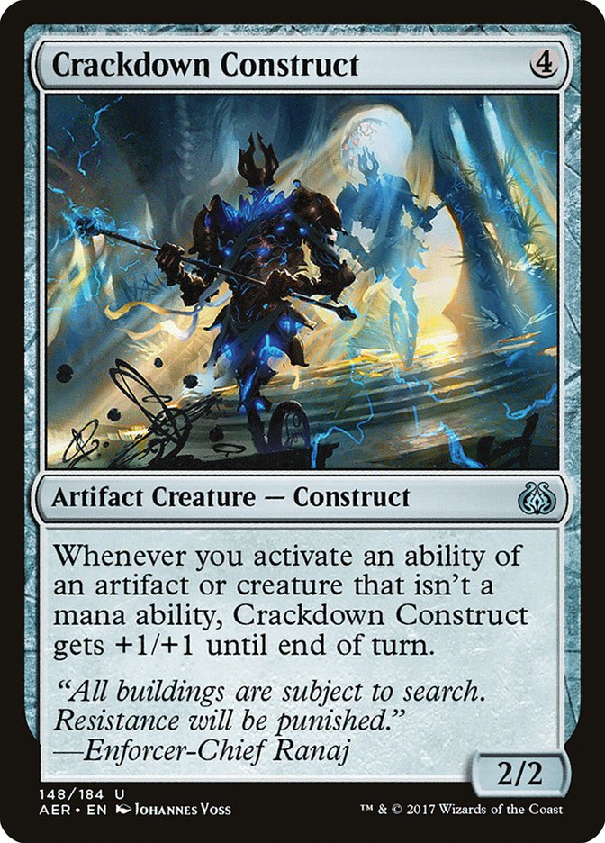 Crackdown Construct [Aether Revolt] | Empire Gaming NC