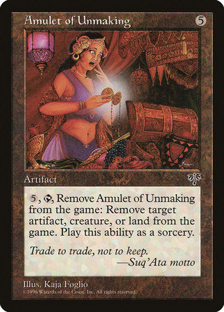 Amulet of Unmaking [Mirage] | Empire Gaming NC