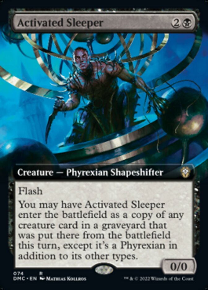 Activated Sleeper (Extended Art) [Dominaria United Commander] | Empire Gaming NC