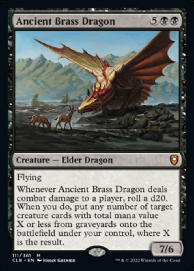 Ancient Brass Dragon [Commander Legends: Battle for Baldur's Gate] | Empire Gaming NC