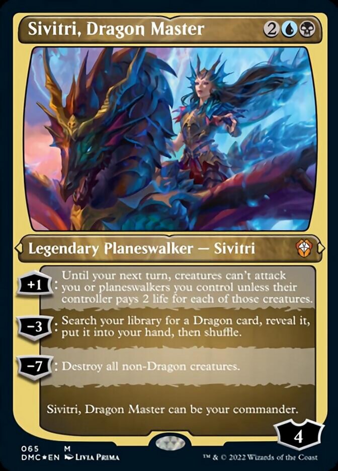 Sivitri, Dragon Master (Foil Etched) [Dominaria United Commander] | Empire Gaming NC