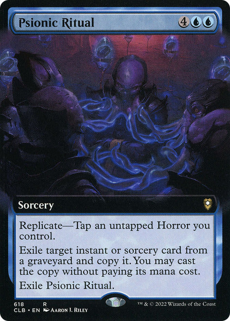 Psionic Ritual (Extended Art) [Commander Legends: Battle for Baldur's Gate] | Empire Gaming NC
