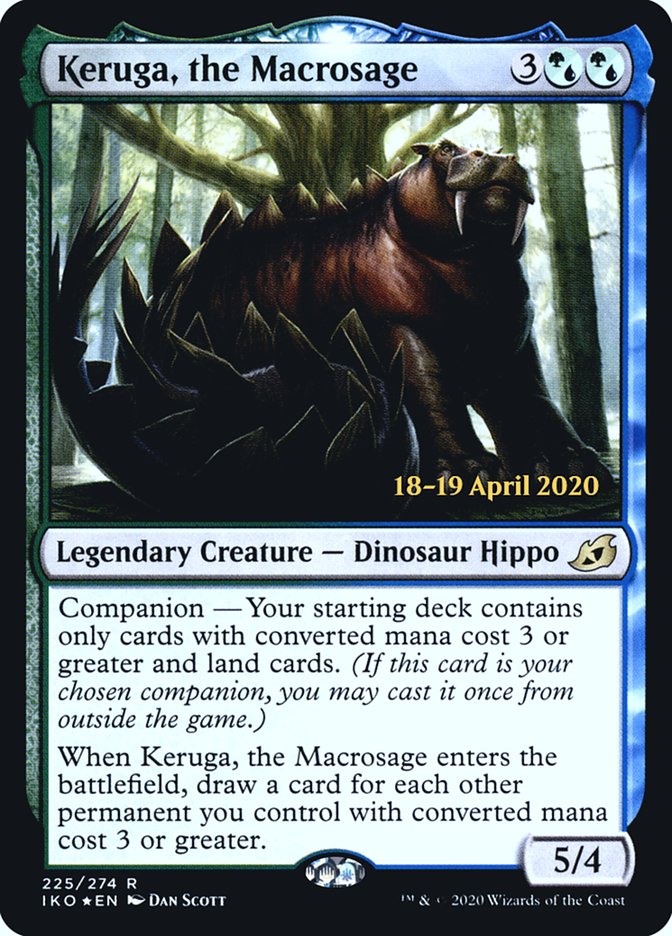 Keruga, the Macrosage  [Ikoria: Lair of Behemoths Prerelease Promos] | Empire Gaming NC