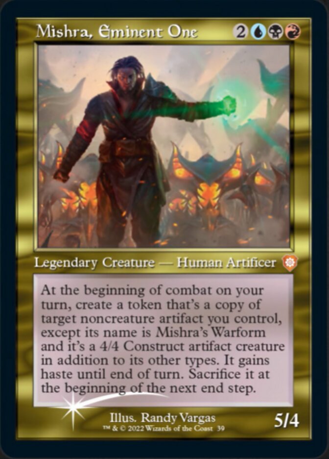 Mishra, Eminent One (039) (Retro) (Display Commander) [The Brothers' War Commander] | Empire Gaming NC