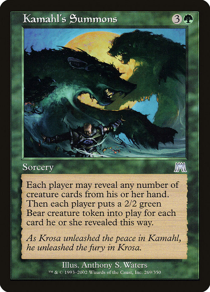 Kamahl's Summons [Onslaught] | Empire Gaming NC