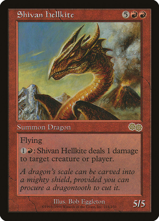 Shivan Hellkite [Urza's Saga] | Empire Gaming NC