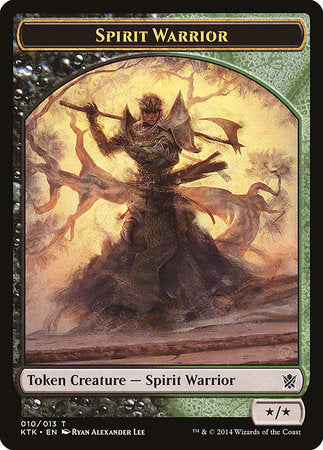 Spirit Warrior Token [Khans of Tarkir Tokens] | Empire Gaming NC