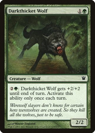 Darkthicket Wolf [Innistrad] | Empire Gaming NC