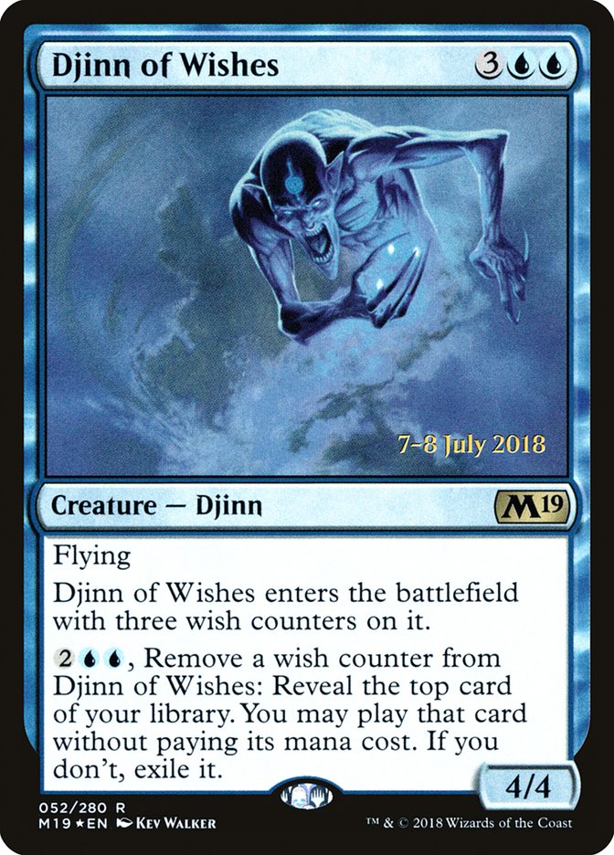 Djinn of Wishes  [Core Set 2019 Prerelease Promos] | Empire Gaming NC