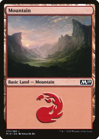 Mountain (275) [Core Set 2019] | Empire Gaming NC