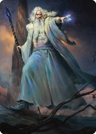 Saruman of Many Colors Art Card [The Lord of the Rings: Tales of Middle-earth Art Series] | Empire Gaming NC