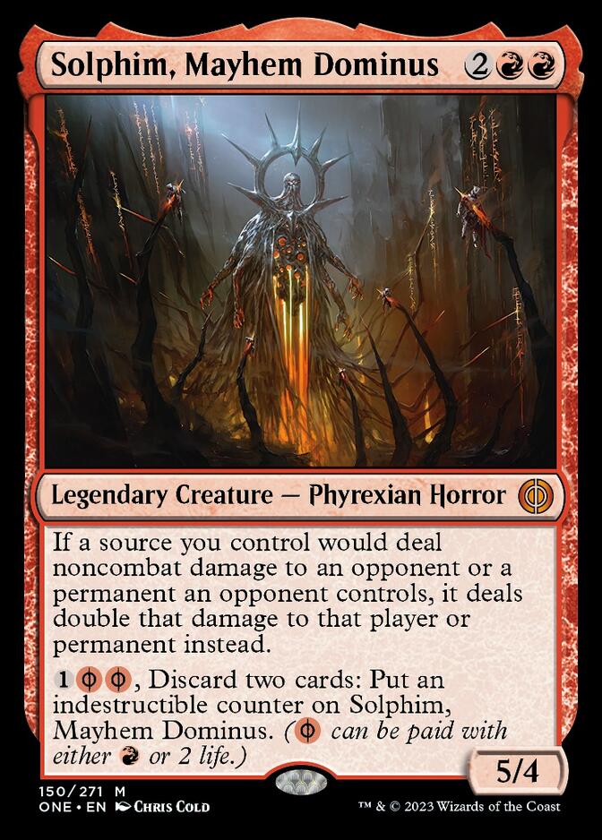 Solphim, Mayhem Dominus [Phyrexia: All Will Be One] | Empire Gaming NC