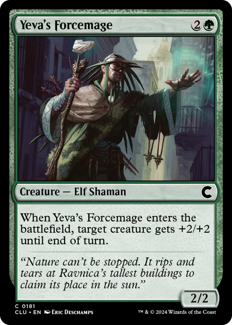 Yeva's Forcemage [Ravnica: Clue Edition] | Empire Gaming NC