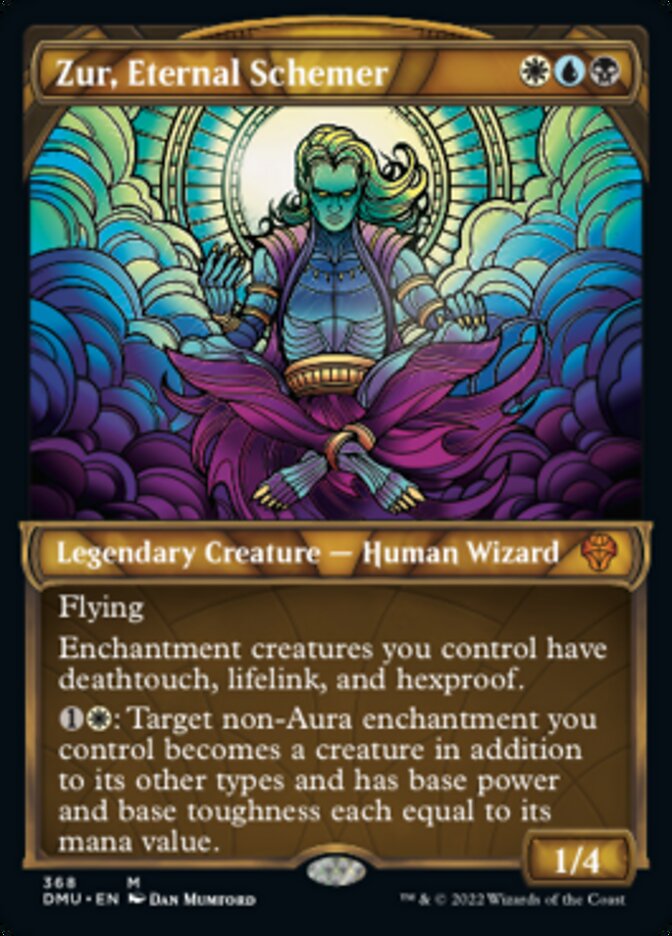 Zur, Eternal Schemer (Showcase Textured) [Dominaria United] | Empire Gaming NC