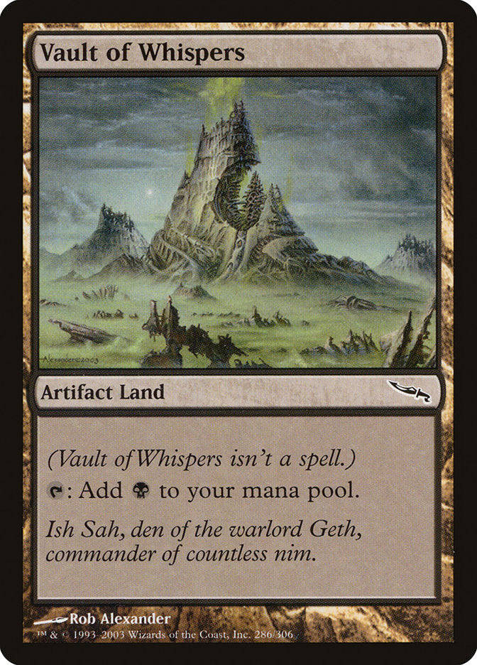 Vault of Whispers [Mirrodin] | Empire Gaming NC