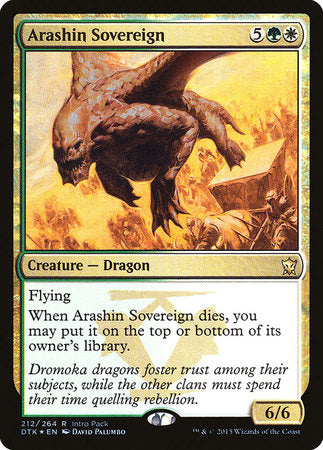 Arashin Sovereign [Dragons of Tarkir Promos] | Empire Gaming NC