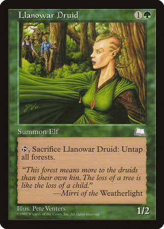 Llanowar Druid [Weatherlight] | Empire Gaming NC
