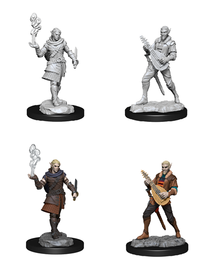 Critical Role Unpainted Minis: PALLID ELF ROGUE/BARD MALE | Empire Gaming NC