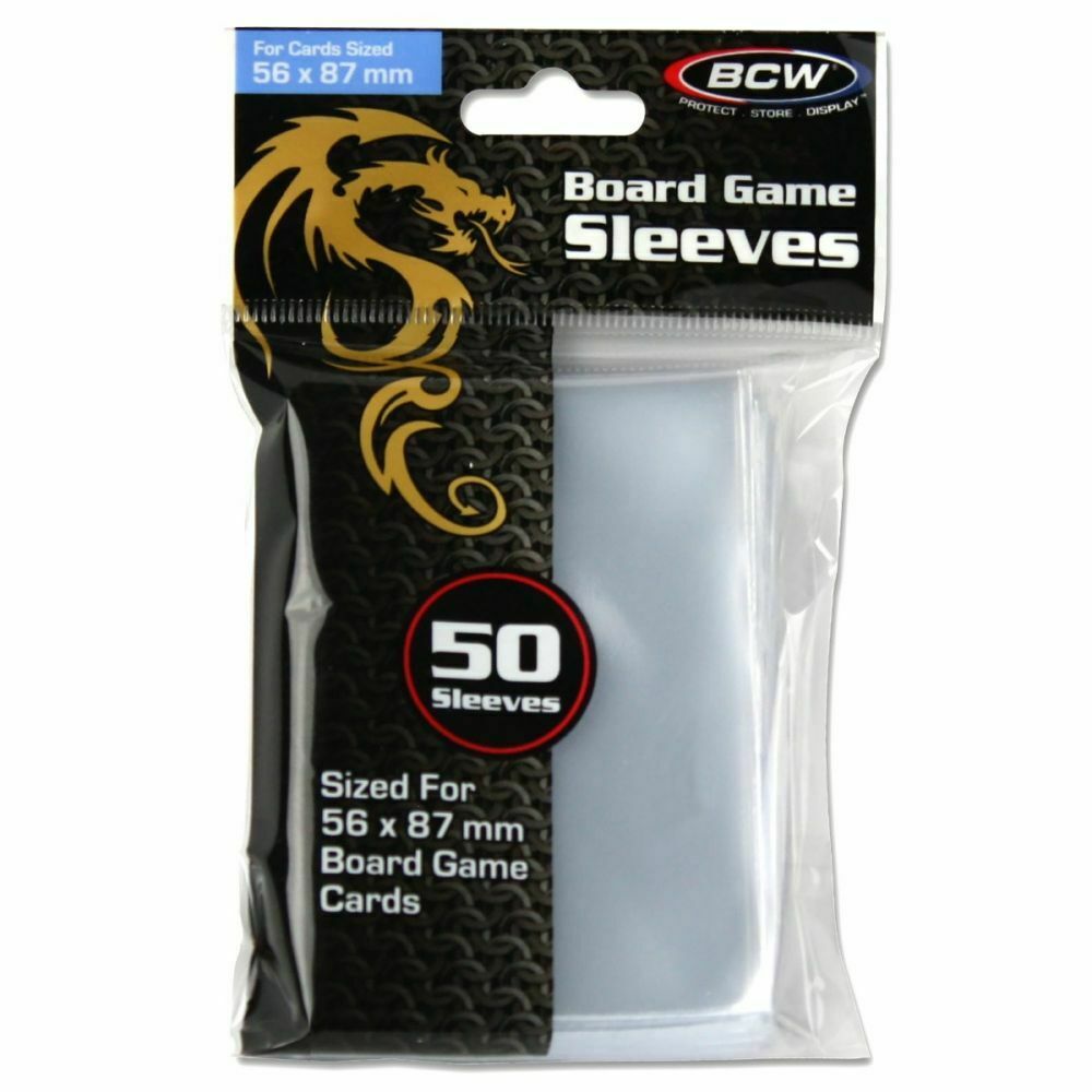BCW Board Game Sleeves (56x87mm) | Empire Gaming NC