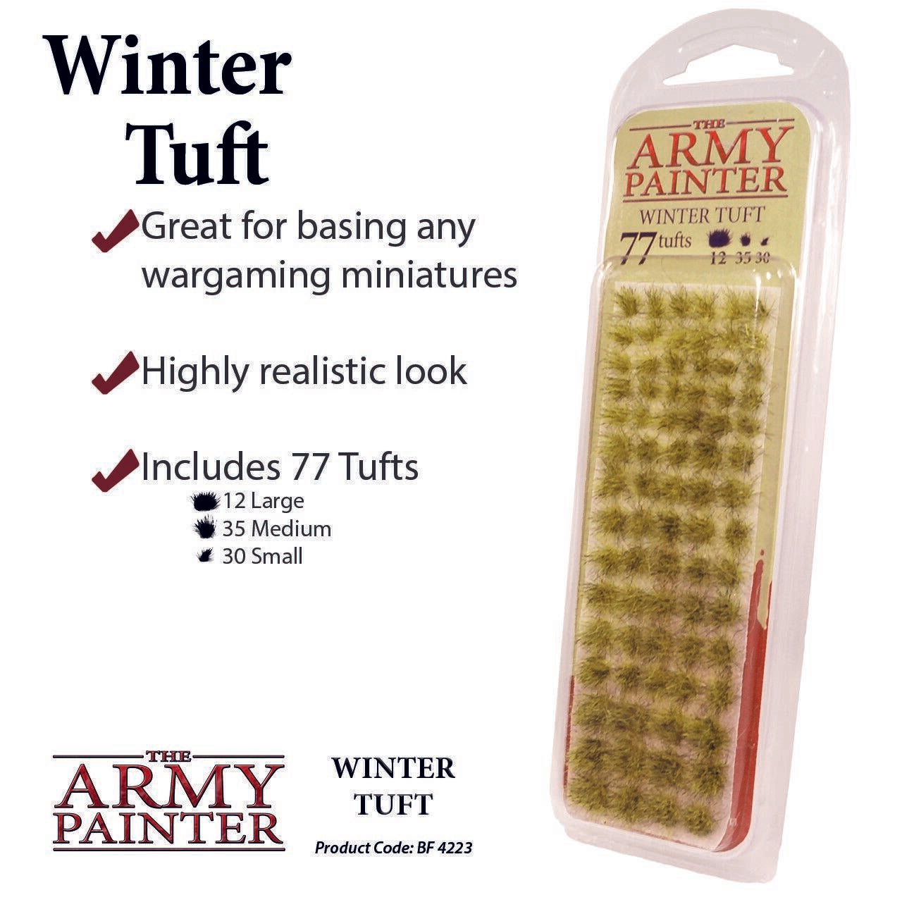 The Army Painter Battlefields Tuft Winter Tufts | Empire Gaming NC