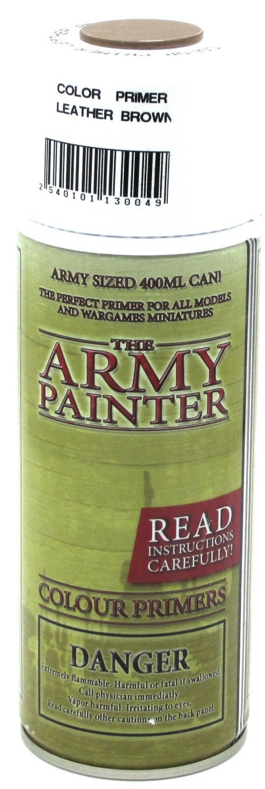 Army Painter CP3004 Leather Brown (400ml Can) Colour Primers Spray Primer Wood | Empire Gaming NC