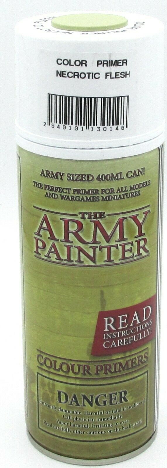 Army Painter CP3013 Necrotic Flesh Spray Primer (400ml Can) Colour Primers Skin | Empire Gaming NC