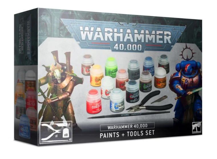 Warhammer 40,000: Paints + Tools Set GW 60-12 NIB | Empire Gaming NC