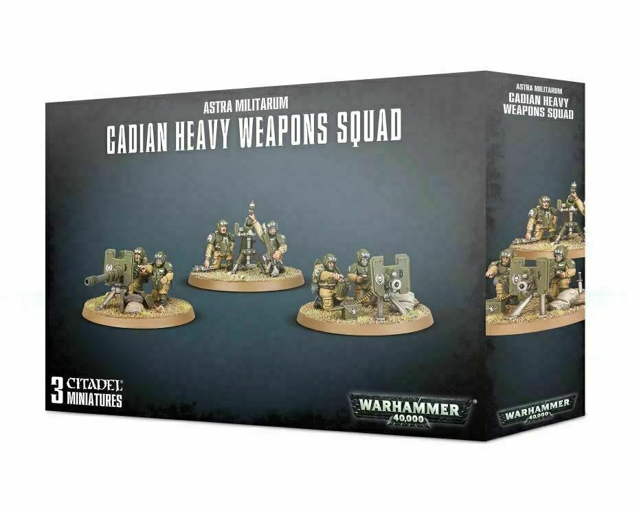 Warhammer 40K - Astra Militarium - Cadian Heavy Weapons | Empire Gaming NC
