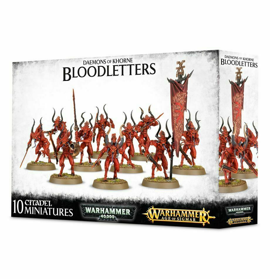 Warhammer 40k Daemons of Khorne Bloodletters Age of Sigmar Games-Workshop | Empire Gaming NC