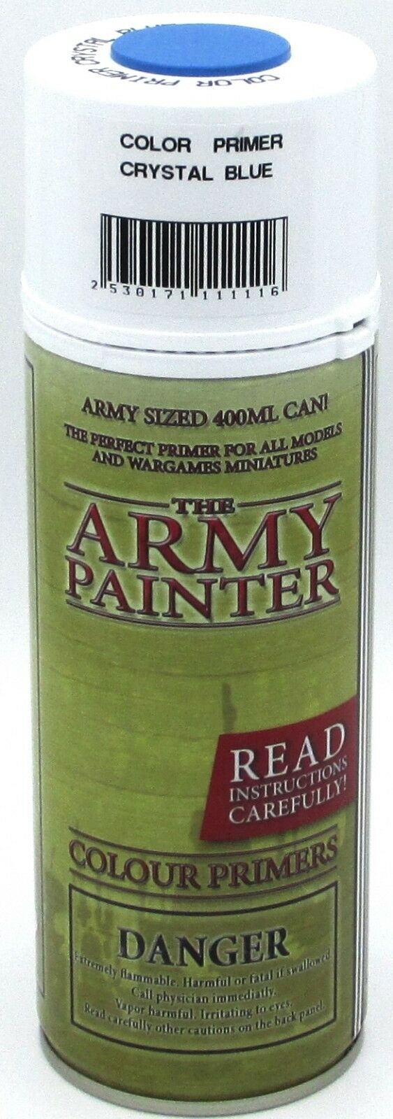 Army Painter CP3017 Crystal Blue (400ml Can) Colour Primers Spray Primer Bright | Empire Gaming NC