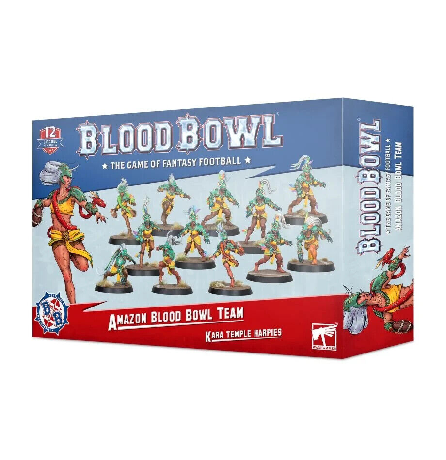 Amazon Team Kara Temple Harpies Blood Bowl | Empire Gaming NC