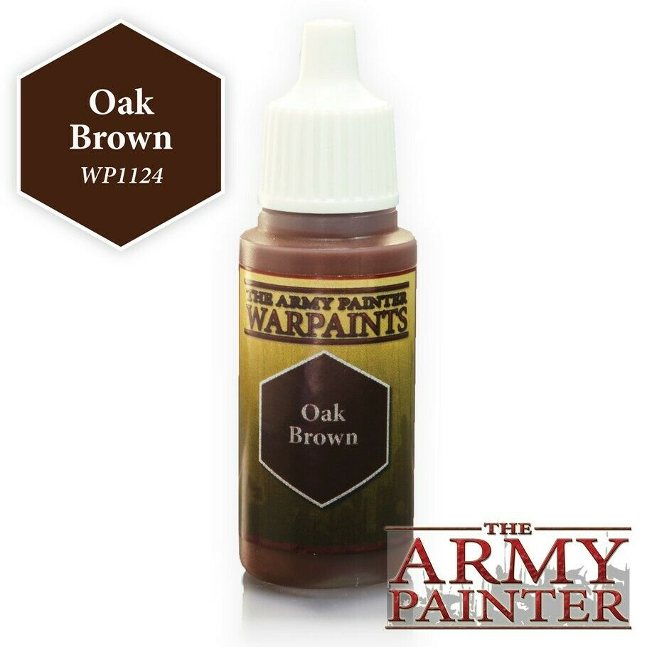 Army Painter Warpaints Brush-On Oak Brown 0.6 oz / 18ml | Empire Gaming NC