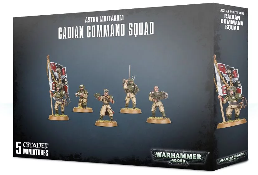 Warhammer 40 000 Cadian Command Squad | Empire Gaming NC