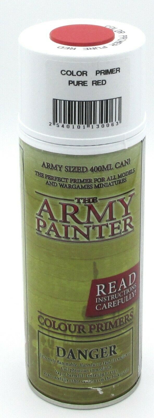 Army Painter CP3006 Pure Red (400ml Can) Colour Primers Spray Primer Scarlet | Empire Gaming NC