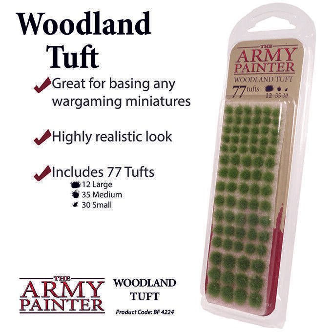 The Army Painter Battlefields Tuft Woodland Tufts | Empire Gaming NC
